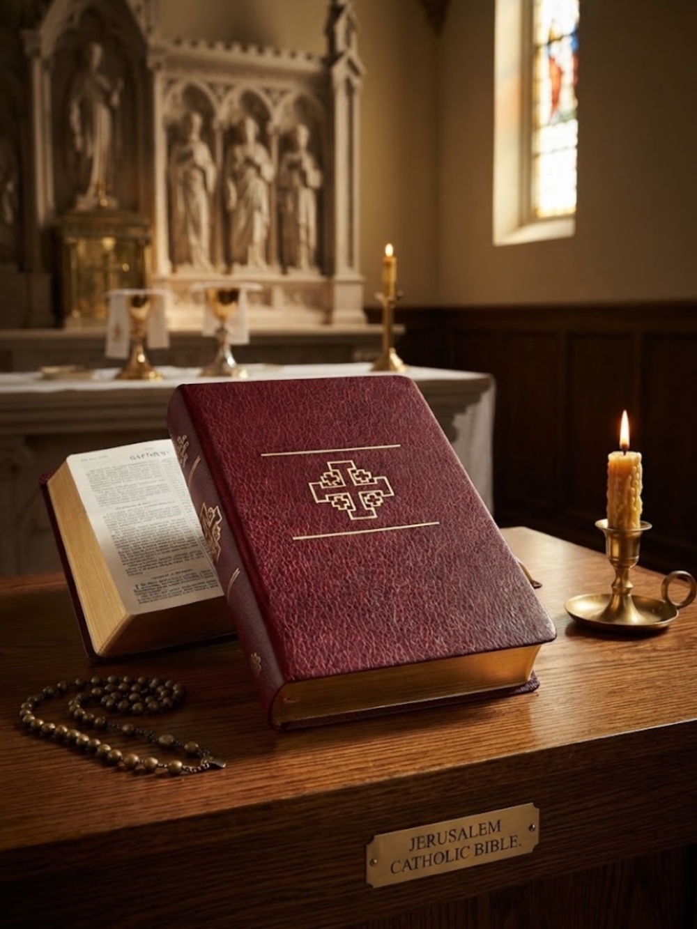 The New Jerusalem Bible Red Doubleday  Edition Catholic Version 1985